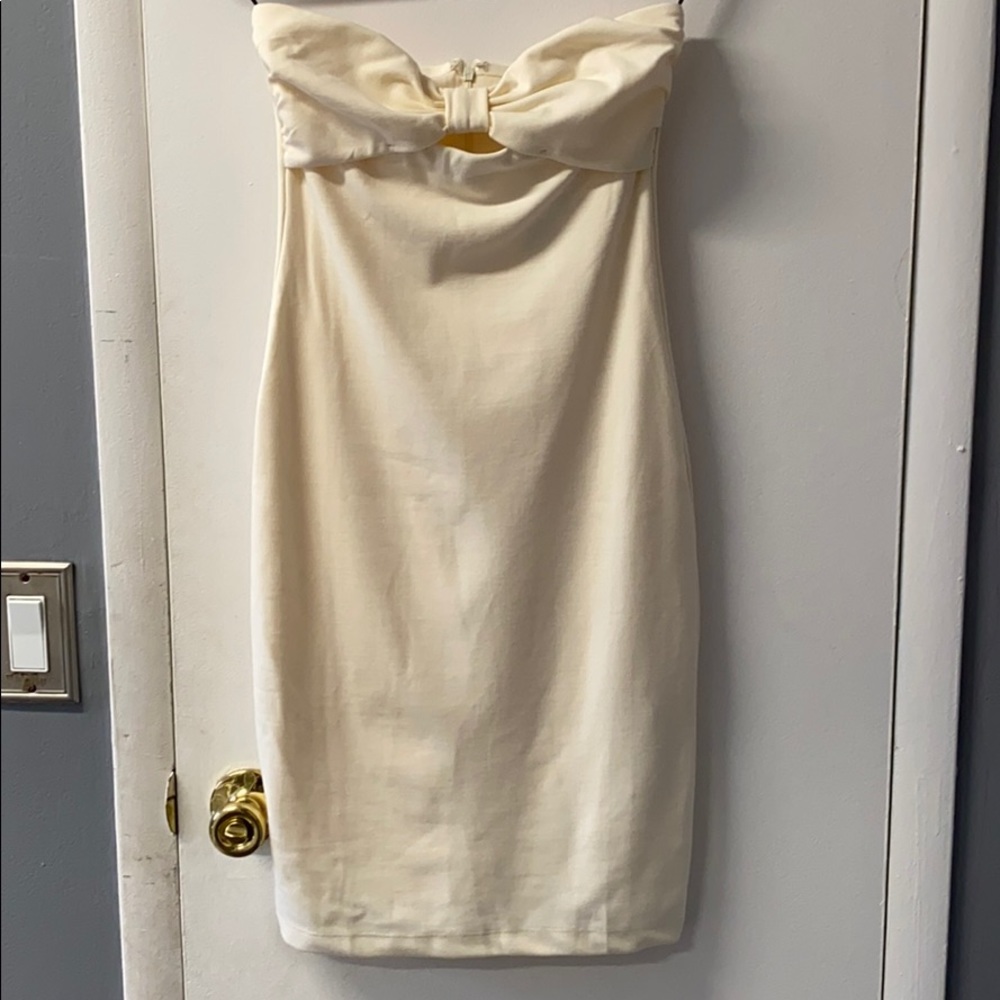 2 for $10 Forever 21 cream cutout dress